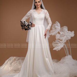 لباس عروس اروپایی مدل ستاره