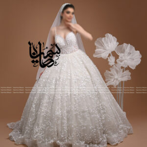 لباس عروس اسکارلت مدل شکوفه